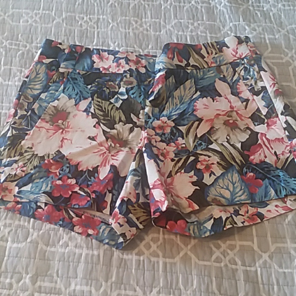 Jcrew floral shorts